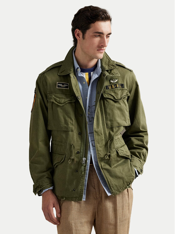 Polo Ralph Lauren Преходно яке 710970575001 Зелен Regular Fit цвят на ниска цена