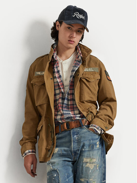 Polo Ralph Lauren Преходно яке 710P02024001 Бежов Regular Fit цвят на ниска цена