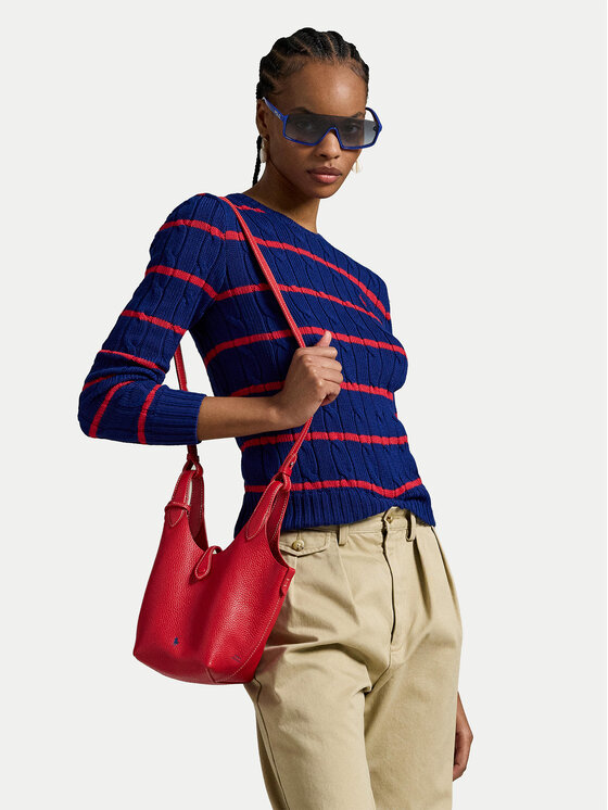 Polo Ralph Lauren Пуловер 211972119001 Тъмносин Slim Fit цвят на ниска цена