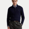 Polo Ralph Lauren Пуловер 710876756001 Тъмносин Regular Fit цвят на ниска цена