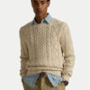 Polo Ralph Lauren Пуловер 710917054003 Бежов Regular Fit цвят на ниска цена
