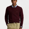 Polo Ralph Lauren Пуловер 710974148008 Бордо Regular Fit цвят на ниска цена