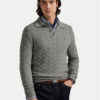Polo Ralph Lauren Пуловер 710974165002 Сив Regular Fit цвят на ниска цена