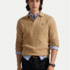 Polo Ralph Lauren Пуловер 710974165004 Бежов Regular Fit цвят на ниска цена