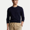 Polo Ralph Lauren Пуловер Ls Sf Cn Pp 710684957001 Тъмносин Slim Fit цвят на ниска цена