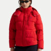 Polo Ralph Lauren Пухено яке 211971190002 Червен Relaxed Fit цвят на ниска цена