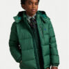 Polo Ralph Lauren Пухено яке 323969861004 Зелен Regular Fit цвят на ниска цена