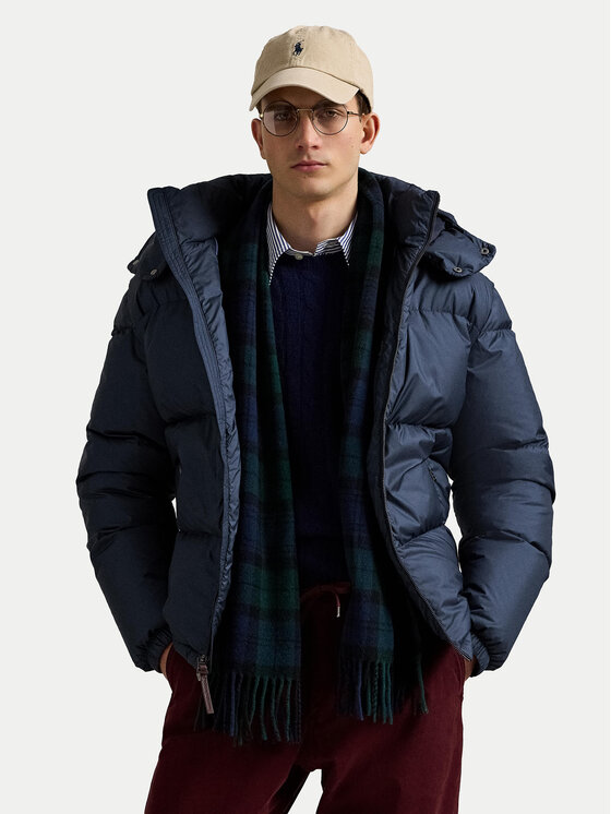 Polo Ralph Lauren Пухено яке 710967739001 Тъмносин Regular Fit цвят на ниска цена