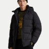 Polo Ralph Lauren Пухено яке 710967773003 Черен Regular Fit цвят на ниска цена