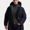 Polo Ralph Lauren Пухено яке 710968114001 Тъмносин Regular Fit цвят на ниска цена