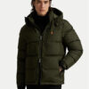 Polo Ralph Lauren Пухено яке 710968278002 Зелен Regular Fit цвят на ниска цена