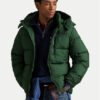 Polo Ralph Lauren Пухено яке 710968278004 Зелен Regular Fit цвят на ниска цена