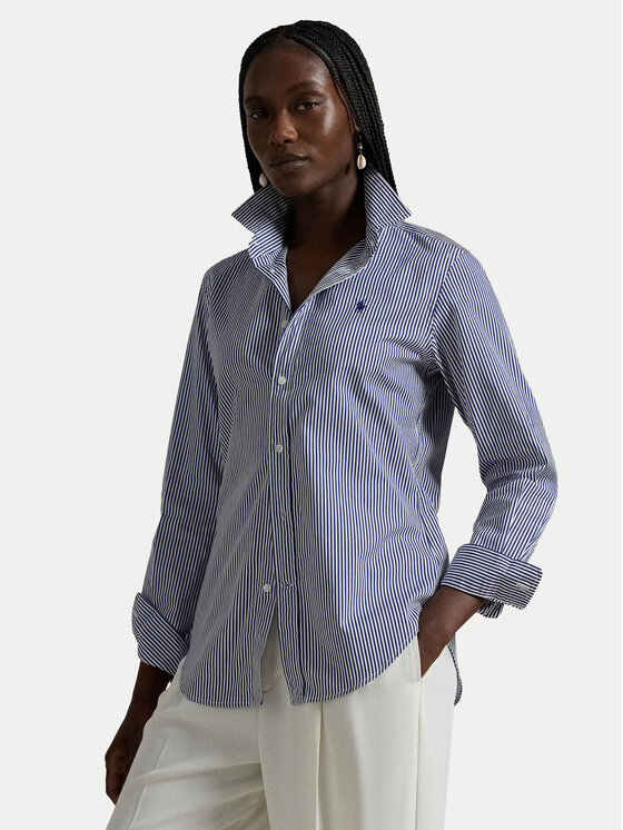 Polo Ralph Lauren Риза 211891379001 Тъмносин Regular Fit цвят на ниска цена