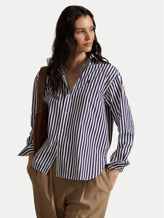 Polo Ralph Lauren Риза 211910743030 Виолетов Regular Fit цвят на ниска цена