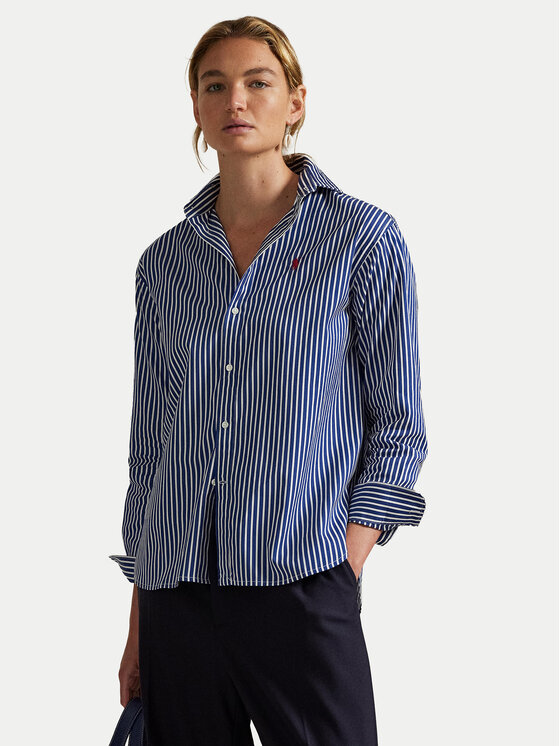 Polo Ralph Lauren Риза 211910743032 Син Regular Fit цвят на ниска цена