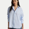 Polo Ralph Lauren Риза 211968220002 Светлосиньо Oversize цвят на ниска цена