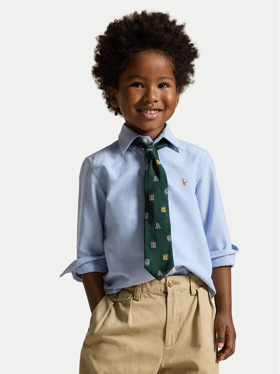 Polo Ralph Lauren Риза 322677133002 Светлосиньо Regular Fit цвят на ниска цена