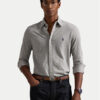 Polo Ralph Lauren Риза 710654408 Сив Regular Fit цвят на ниска цена
