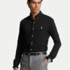 Polo Ralph Lauren Риза 710654408089 Черен Regular Fit цвят на ниска цена