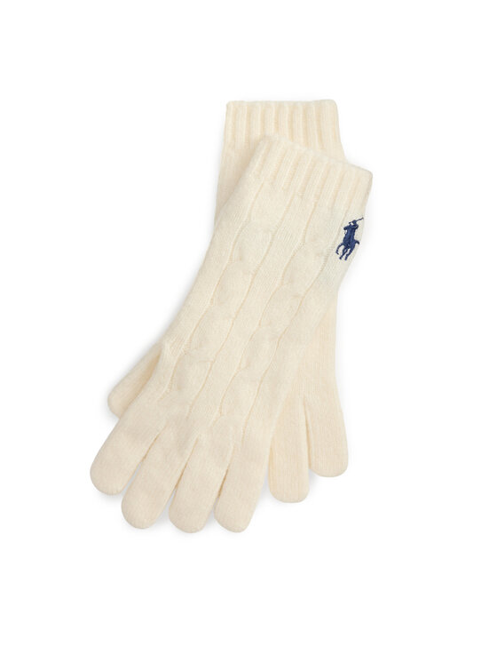 Polo Ralph Lauren Ръкавици 455981440002 Бежов цвят на ниска цена