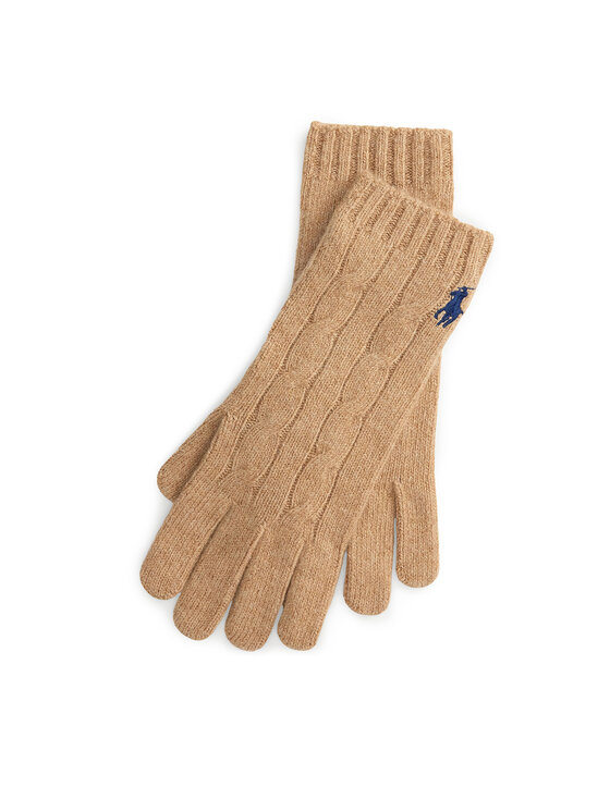 Polo Ralph Lauren Ръкавици 455981440003 Кафяв цвят на ниска цена