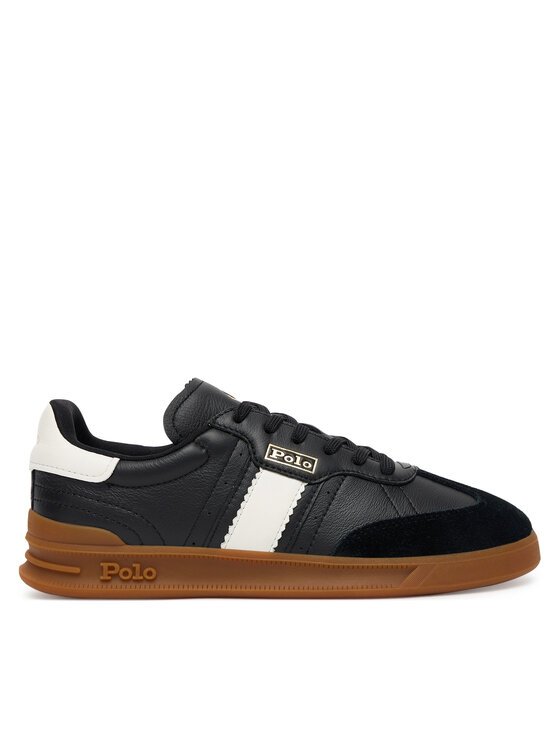 Polo Ralph Lauren Сникърси Aera 804956688008 Черен цвят на ниска цена