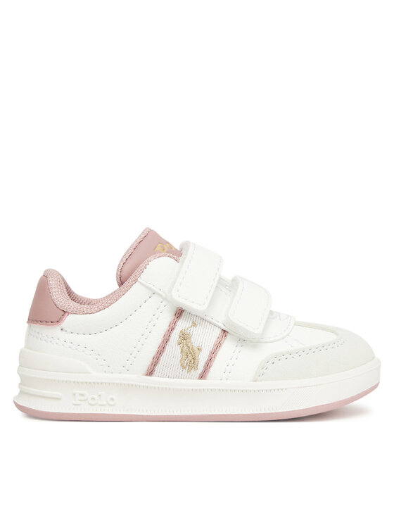 Polo Ralph Lauren Сникърси Heritage Court III T-Toe Ez RL03360101 Бял цвят на ниска цена
