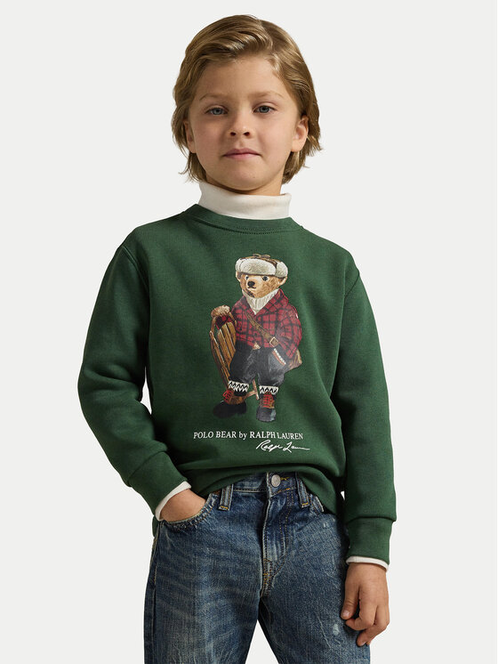 Polo Ralph Lauren Суитшърт 322981261001 Зелен Regular Fit цвят на ниска цена