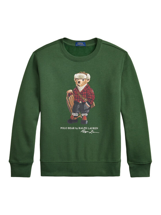 Polo Ralph Lauren Суитшърт 323981261001 Зелен Regular Fit цвят на ниска цена