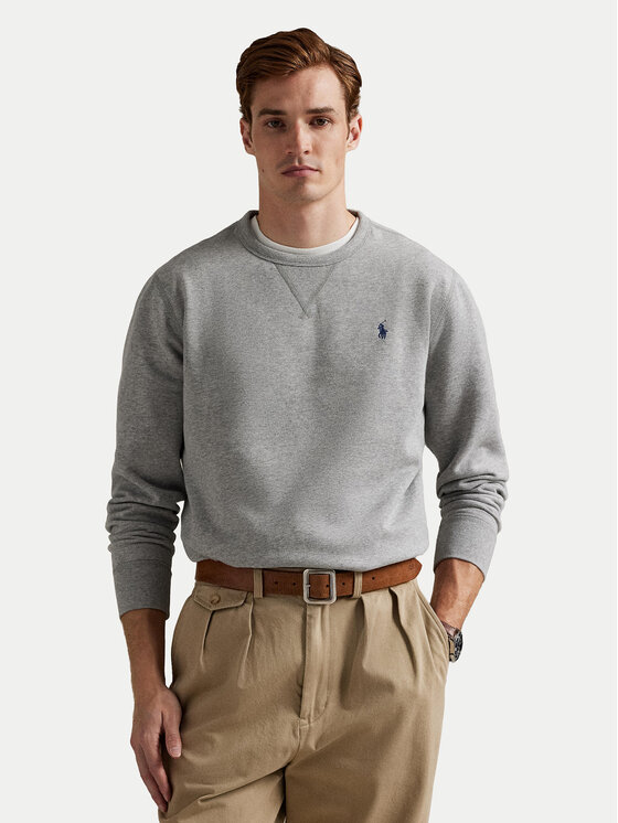 Polo Ralph Lauren Суитшърт 710766772004 Сив Regular Fit цвят на ниска цена