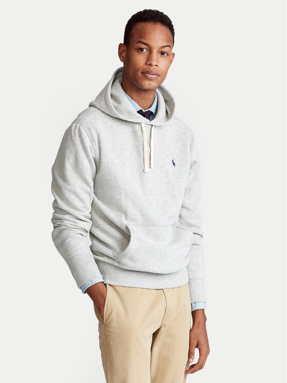 Polo Ralph Lauren Суитшърт 710766778006 Сив Regular Fit цвят на ниска цена