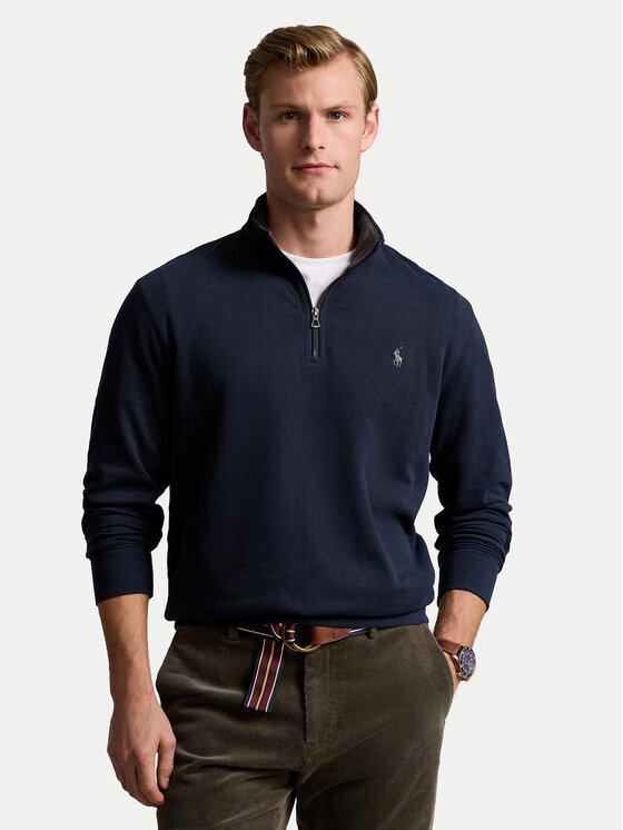 Polo Ralph Lauren Суитшърт 710812963003 Тъмносин Regular Fit цвят на ниска цена