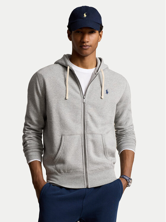 Polo Ralph Lauren Суитшърт 710813297002 Сив Regular Fit цвят на ниска цена