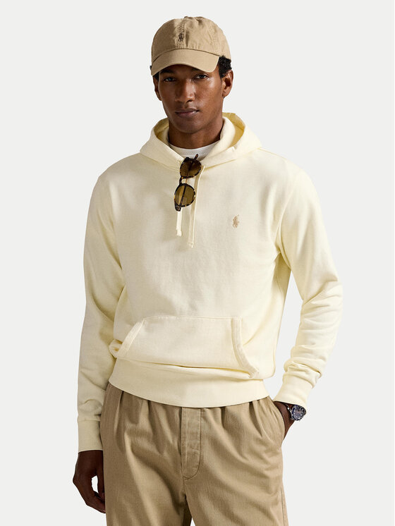 Polo Ralph Lauren Суитшърт 710916690003 Екрю Regular Fit цвят на ниска цена