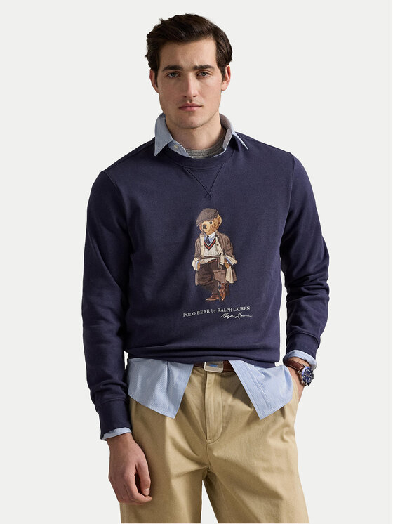 Polo Ralph Lauren Суитшърт 710980305001 Тъмносин Regular Fit цвят на ниска цена