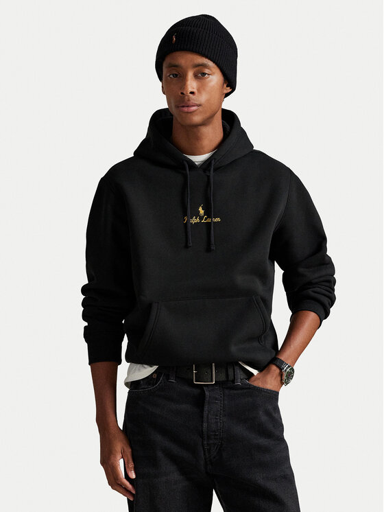 Polo Ralph Lauren Суитшърт 710981781001 Черен Regular Fit цвят на ниска цена