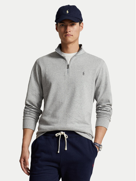 Polo Ralph Lauren Суитшърт Lsl 710812963002 Сив Regular Fit цвят на ниска цена