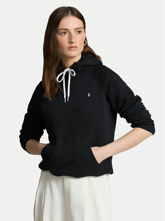 Polo Ralph Lauren Суитшърт Prl Shrknhd 211943007003 Черен Regular Fit цвят на ниска цена