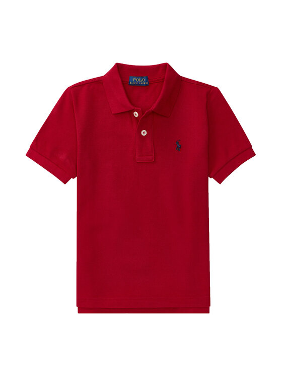 Polo Ralph Lauren Тениска с яка и копчета 322603252 Червен Regular Fit цвят на ниска цена