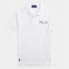 Polo Ralph Lauren Тениска с яка и копчета 322936092001 Бял Regular Fit цвят на ниска цена