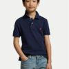 Polo Ralph Lauren Тениска с яка и копчета 323547926 Тъмносин Slim Fit цвят на ниска цена