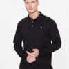 Polo Ralph Lauren Тениска с яка и копчета 710671785002 Черен Slim Fit цвят на ниска цена