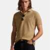 Polo Ralph Lauren Тениска с яка и копчета 710680784332 Бежов Custom Slim Fit цвят на ниска цена