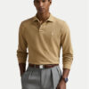 Polo Ralph Lauren Тениска с яка и копчета 710680790123 Бежов Custom Slim Fit цвят на ниска цена