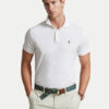 Polo Ralph Lauren Тениска с яка и копчета 710713130003 Бял Custom Slim Fit цвят на ниска цена