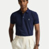 Polo Ralph Lauren Тениска с яка и копчета 710941439038 Тъмносин Slim Fit цвят на ниска цена