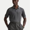 Polo Ralph Lauren Тениска с яка и копчета 710P07351001 Сив Slim Fit цвят на ниска цена