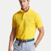 Polo Ralph Lauren Тениска с яка и копчета Core Replen 710795080 Жълт Slim Fit цвят на ниска цена
