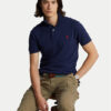 Polo Ralph Lauren Тениска с яка и копчета Core Replen 710795080 Тъмносин Slim Fit цвят на ниска цена