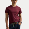 Polo Ralph Lauren Тишърт 710740727098 Бордо Custom Slim Fit цвят на ниска цена